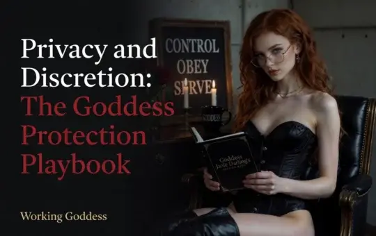 Privacy and Discretion - The Goddess Protection Playbook Course